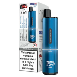 BLUE EDITION IVG AIR 4 IN 1 VAPE KIT Crystal wape