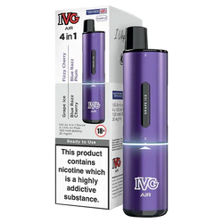 PURPLE EDITION IVG AIR 4 IN 1 VAPE KIT Crystal wape