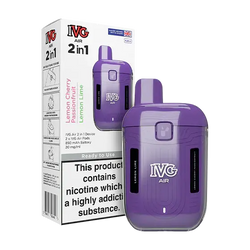 PURPLE EDITION IVG AIR 2 IN 1 VAPE KIT Crystal wape