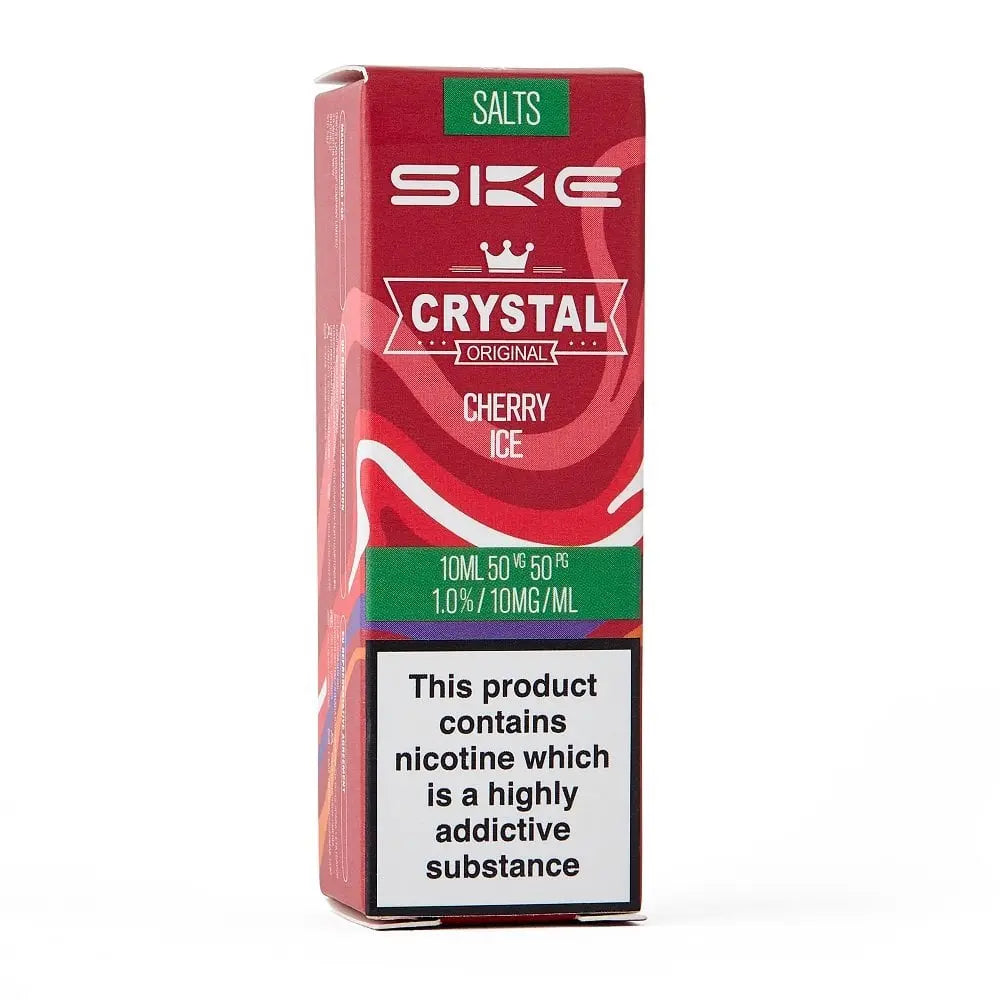 SKE Crystal - Cherry Ice Nic Salt E Liquid - Original Series (10ml) My Store