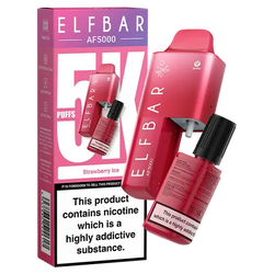 Elf Bar AF5000 Strawberry Ice Elfbar AF5000 Vape Kit My Store