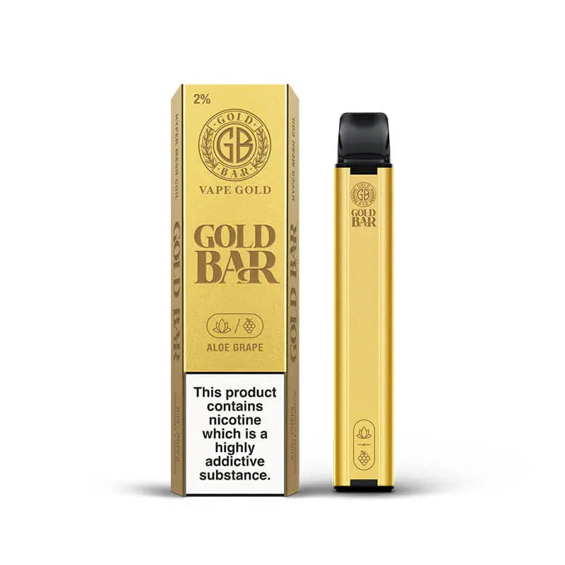 Gold Bar Aloe Grape Disposable Vape My Store