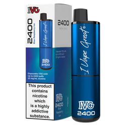 Blue Raspberry Ice IVG 2400 Disposable Vape My Store