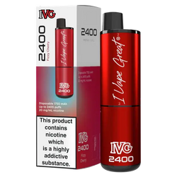 Fizzy Cherry IVG 2400 Disposable Vape My Store