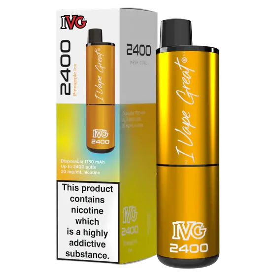 Pineapple Ice IVG 2400 Disposable Vape My Store