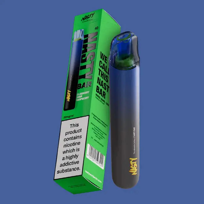 Blueberry Sour Raspberry Nasty Bar DX2 Disposable Vape My Store