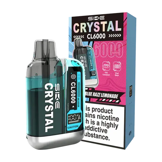 BLUE RAZZ LEMONADE SKE CRYSTAL CL6000 BIG PUFF VAPE Crystal wape