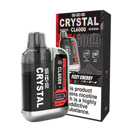 FIZZY CHERRY SKE CRYSTAL CL6000 BIG PUFF VAPE Crystal wape