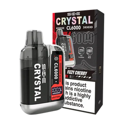 FIZZY CHERRY SKE CRYSTAL CL6000 BIG PUFF VAPE Crystal wape