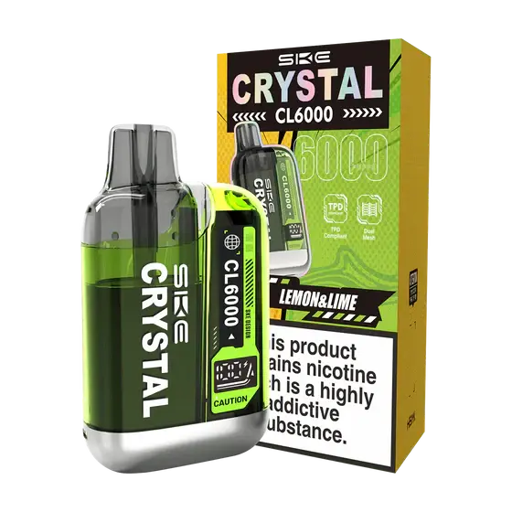 LEMON AND LIME SKE CRYSTAL CL6000 BIG PUFF VAPE Crystal wape