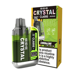 LEMON AND LIME SKE CRYSTAL CL6000 BIG PUFF VAPE Crystal wape