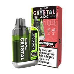 SOUR PINEAPPLE SKE CRYSTAL CL6000 BIG PUFF VAPE Crystal wape