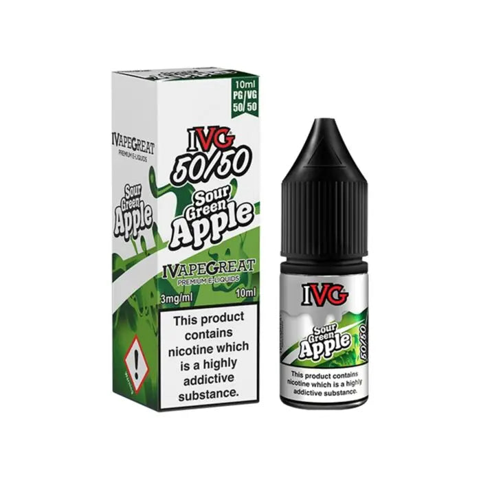 Sour Green Apple | 10ML IVG E-Liquid ByronVapes